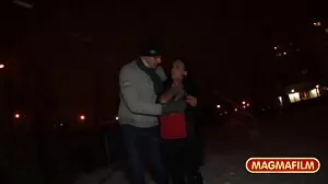 Brazzers의 섹시한 80 년대 포르노 Mina Sauvage와 함께하는 구두 영화